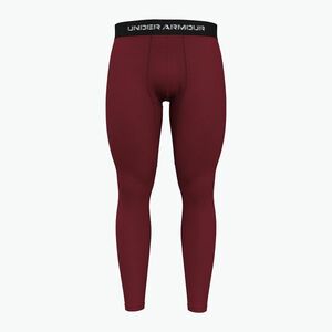 Férfi sportleggings Under Armour Elite CG cardinal / metallic silver (Elite CG 1386946-625) kép