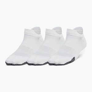 Under Armour női edzőzokni Breathe NS Tab 3 Pack fehér/fehér/haloszürke (Breathe NS Tab 3 Pack 1387052-100) kép