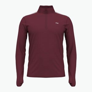 Férfi futópulóver Under Armour Vanish CW 1/4 Zip cardinal/reflective (Vanish CW 1/4 Zip 1387793-625) kép
