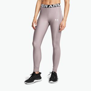 Under Armour HeatGear Rib tetra szürke/fehér női edző leggings (HeatGear Rib 1388693-015) kép
