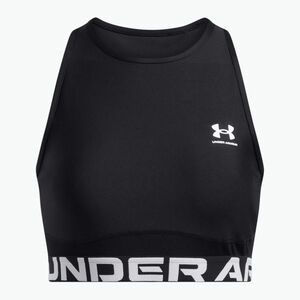 Under Armour Heat Gear Rib Tank fekete/fekete/fehér női edző felső (Heat Gear Rib Tank 1388694-001) kép