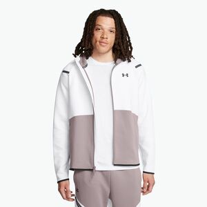 Férfi Under Armour Unstoppable Fleece Full Zip HD tetra szürke/fehér/fekete melegítőfelső (Unstoppable Fleece Full Zip HD 1389352-015) kép