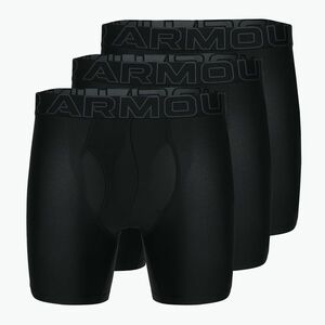Under Armour Perf Tech 6in férfi boxeralsó 3 pár fekete (Perf Tech 6in 25UUSHJ043-001) kép
