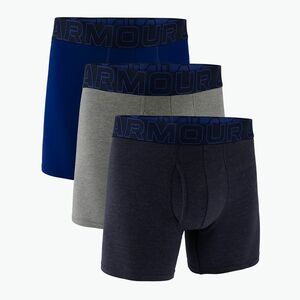 Under Armour Perf Cotton 6" férfi boxeralsó 3 pár éjfél/navy (Perf Cotton 6 25UUSHJ093-413) kép