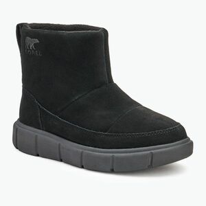 Női Sorel Explorer III Slip-On WP hócsizma fekete/tengeri só (Explorer III Slip-On WP 2077971010) kép