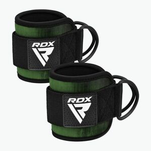 RDX A4 bokakampó hevederek tornaterem kábel géphez hadsereg zöld (A4 Ankle Straps For Gym Cable Machine WAN-A4AG-P) kép