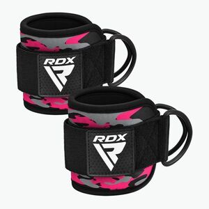 RDX A4 bokakampó hevederek tornaterem kábel géphez rózsaszínű (A4 Ankle Straps For Gym Cable Machine WAN-A4CP-P) kép