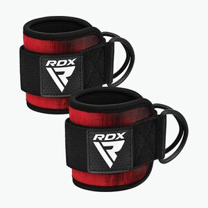 RDX A4 bokakampó hevederek tornaterem kábelgéphez piros (A4 Ankle Straps For Gym Cable Machine WAN-A4R-P) kép