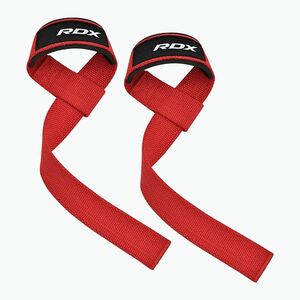 RDX W1 súlyzós edzés csuklószíj piros (W1 Weight Training Wrist Straps WAN-W1R+) kép