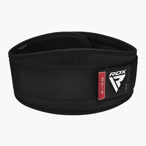 RDX súlyemelő 6 "neoprén neoprén edzőtermi öv X3 fekete (Weightlifting 6" Neoprene Gym X3 WBE-RX3B) kép
