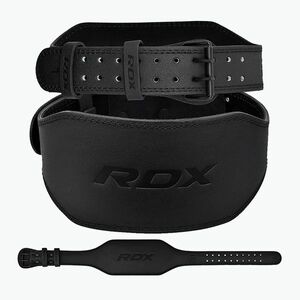 RDX súlyemelő öv 6" bőr fekete (Belt 4" Leather WBS-6FB) kép