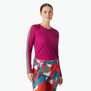 Helly Hansen Lifa Active Stripe Crew magenta 2.0 női hosszú ujjú termálruha (Lifa Active Stripe Crew 49413_663) kép