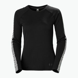 Helly Hansen Lifa Active Stripe Crew női hosszú ujjú termálruha fekete (Lifa Active Stripe Crew 49413_990) kép