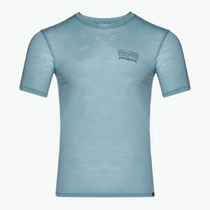 Férfi Patagonia Cap Cool Merino Blend grafikus ing fitz roy strata/thermal blue (Cap Cool Merino Blend Graphic Shirt 44590) kép