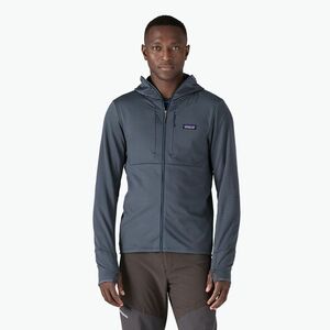 Férfi Patagonia R1 Thermal Full Zip Hoody kék trekking melegítőfelső (R1 Thermal Full Zip Hoody 40600) kép