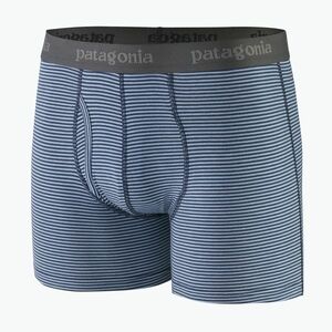 Patagonia férfi Essential Boxer Briefs 3" fathom csíkos/új tengerészgyalogság (Essential Boxer Briefs 3" 32555) kép