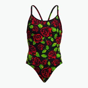 Női egyrészes fürdőruha Funkita Diamond Back One Piece fekete rózsa (Diamond Back One Piece FKS033L7194210) kép