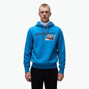Férfi pulóver Napapijri B-Portalet Hooded blue sapphire (B-Portalet Hooded NP0A4I53-B2P1) kép
