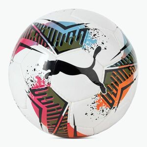 PUMA Futsal 2 HS labdarúgó puma fehér/garnet rose/poros aqua 4-es méret (Futsal 2 HS 084343 01) kép