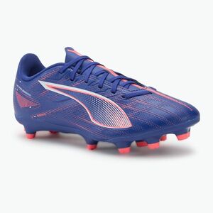PUMA Ultra 5 Play FG/AG lapis lazuli/puma fehér/sunset gloe futballcipő (Ultra 5 Play 107689 01) kép