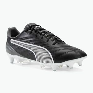 PUMA King Pro MxSG férfi futballcipő puma fekete/puma fehér/hűvös sötétszürke (King Pro MxSG 107870 01) kép