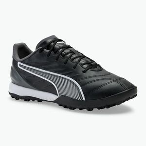 PUMA King Pro TT labdarúgócipő puma fekete/puma fehér/hideg sötétszürke (King Pro TT 107872 01) kép