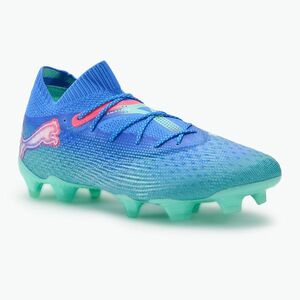 PUMA Future 7 Ultimate FG/AG bluemazing/puma fehér/electric peppermint futballcipő (Future 7 Ultimate FG/AG 107916 01) kép