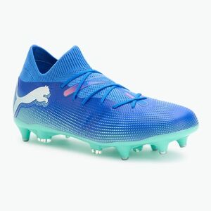Futballcipő PUMA Future 7 Match MxSG blue mazing/puma white/electric peppermint (Future 7 Match MxSG 107933 01) kép