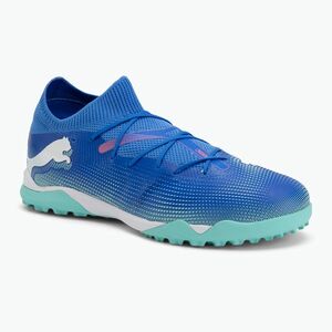 Futballcipő PUMA Future 7 Match TT bluemazing/puma white/electric peppermint (Future 7 Match TT 107937 01) kép