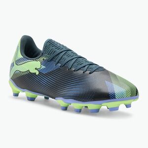 Futballcipő PUMA Future 7 Play FG/AG grey skies/elektro purple (Future 7 Play FG/AG 107939 03) kép