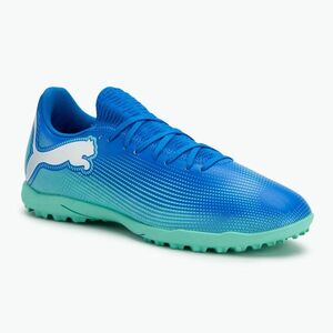 Futballcipő PUMA Future 7 Play TT hyperlink blue/mint/puma white (Future 7 Play TT 107943 01) kép
