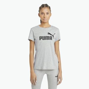 Női PUMA ESS Logo világosszürke póló PUMA ESS Logo világosszürke póló (ESS Logo Tee 586774 04) kép