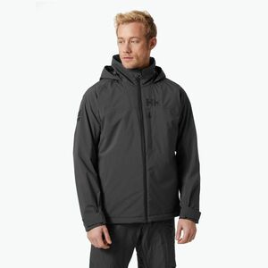 Férfi vitorlás dzseki Helly Hansen Hp Racing Lifaloft Hooded ébenfekete (Hp Racing Lifaloft Hooded 30366_980) kép