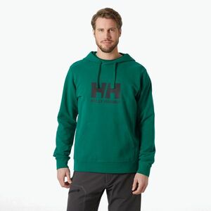 Férfi Helly Hansen HH Logo Hoodie 2.0 smaragdzöld (HH Logo Hoodie 2.0 30394_439) kép