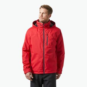 Férfi vitorlás dzseki Helly Hansen Crew Hooded Midlayer 2 piros (Crew Hooded Midlayer 2 34442_162) kép