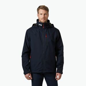 Férfi vitorlás dzseki Helly Hansen Crew Hooded Midlayer 2 navy (Crew Hooded Midlayer 2 34442_597) kép