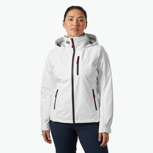 Női vitorlás kabát Helly Hansen Crew Hooded Midlayer 2.0 fehér (Crew Hooded Midlayer 2.0 34447_001) kép