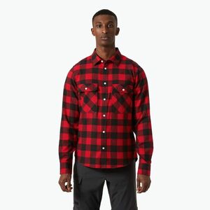 Férfi Helly Hansen Lokka Organic Flannel piros bivaly kockás ing (Lokka Organic Flannel 62731_162) kép