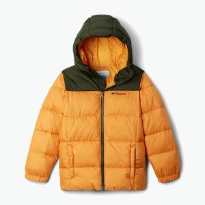 Kurtka ocieplana dziecięca Columbia Puffect Hooded sunstone/greenscape (Puffect Hooded 2096272861) kép