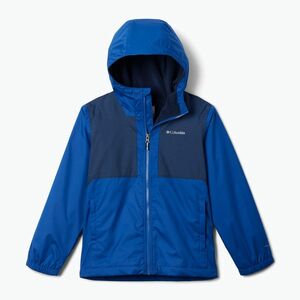 Columbia Rainy Trails II Fleece mountain blue/ collegiate navy slub gyermek esőkabát (Rainy Trails II Fleece 2090101433) kép