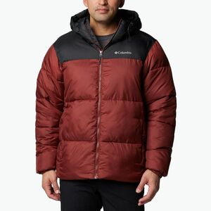 Férfi Columbia Puffect II kapucnis pehelypaplan dzseki fűszer/ fekete (Puffect II Hooded 2086851681) kép