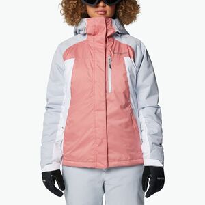 Női síkabát Columbia Snowy Summit Ins pink agave/white/cirrus grey dobby (Snowy Summit Ins 2085901) kép