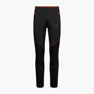 Férfi futóleggings La Sportiva Primal black/ cherry tomato (Primal P40999322) kép