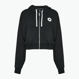 Női pulóver Converse Retro Full-Zip Hoodie converse black (Retro Full-Zip Hoodie 10027643-A02) kép