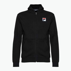 Pulóver FILA Bergede Loose Fit Zip Hoody black (Bergede Loose Fit Zip Hoody FAU0211) kép