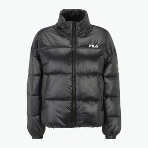 Kurtka puchowa zimowa damska FILA Lepe Shiny Puffer black (Lepe Shiny Puffer FAW0904) kép