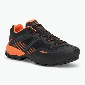 Férfi túracipő Mammut Ducan II Low GTX black/ dark tangerine (Ducan II Low GTX 3030-05060-00698-1100) kép
