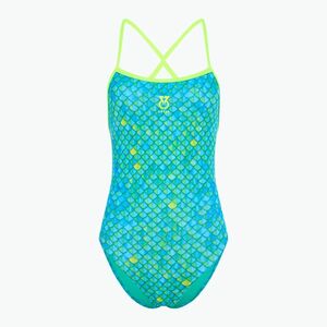 Női egyrészes fürdőruha SWEEP Aqua Hippos kék/sárga/zöld (Aqua Hippos W065) kép