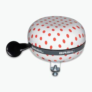 Kerékpár csengő Basil Polkadot Big Bell white/red dots (Polkadot Big Bell B-50398) kép