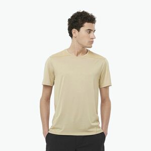 Férfi Salomon Outline fehér borsos trekking póló (Outline LC2277700) kép